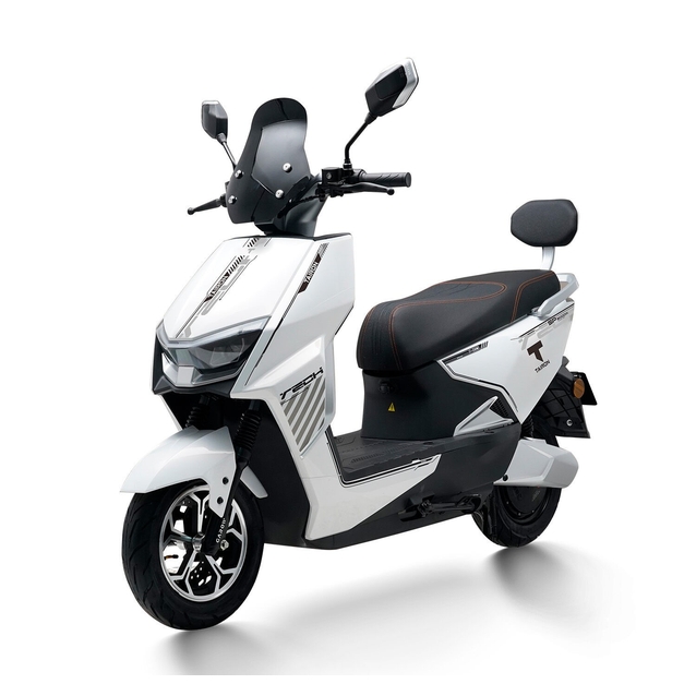 Електроскутер Tairon «SP» 921078, двигун 2000W, акумулятор 72V 35Ah графеновий, білий, колеса 10" фото westvelo.com