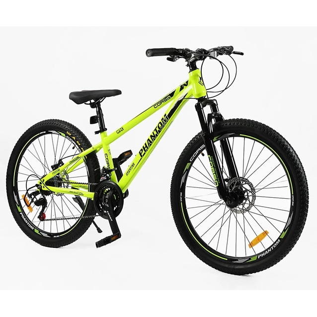 Велосипед 26 ST Corso «PHANTOM» PH-26183 сталь 13", (к-т SunRun) жовтий фото westvelo.com