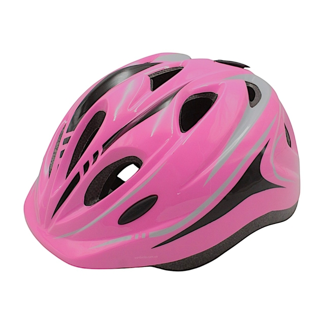 Вело шолом "TK Sport" 986 Рожево білий фото westvelo.com