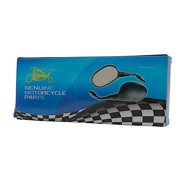 Дзеркало заднього виду LIPAI (Yamaha) (M8 R+L) овальні фото westvelo.com