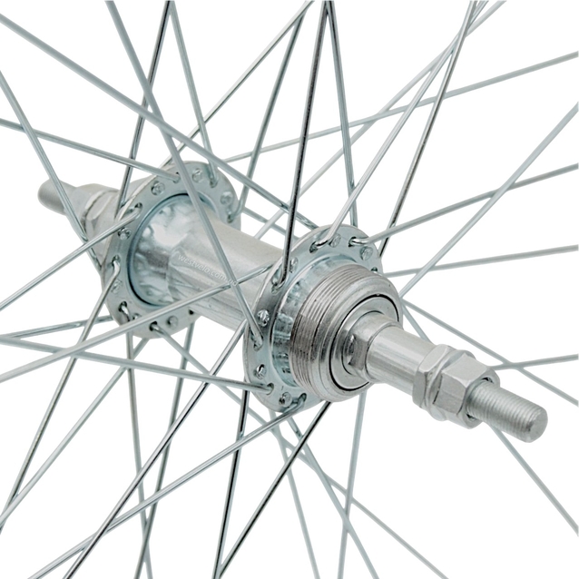 Колесо 27,5 зад, обід 2-ний сірий, втулка М на віночках фото westvelo.com