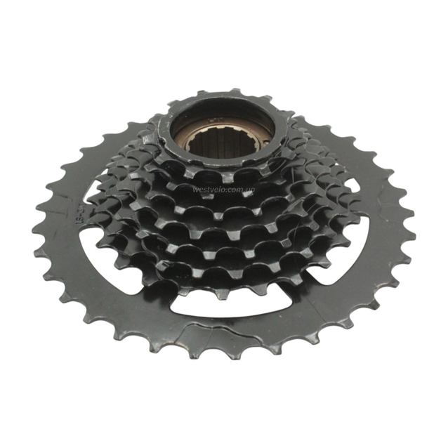 Зірка задня різьбова 8-рик Megarange LIAN SHENG, чорна (13-34T) фото westvelo.com