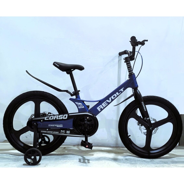 Дитячий велосипед 20 MG Corso «REVOLT» RV-20733 магнієва рама, синій фото westvelo.com