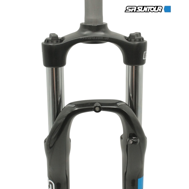 Вилка 26 аморт. безрізьб. SR SUNTOUR (XCE28) Ø28.6mm (1-1/8") disk. AL. шток L-255mm. хід:100мм фото westvelo.com