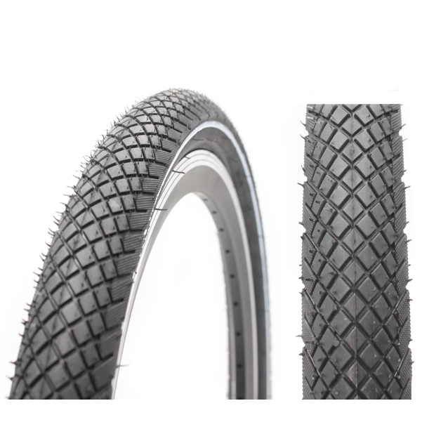 Покришка 14-2.125 "Ромб" лиса, біла смуга (64-254) фото westvelo.com