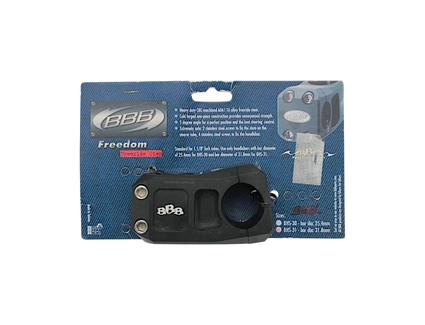 Винос руля на безрізьбову вилку AL. Ø28.6-Ø28.6мм, L-50мм, BBB (FR BHS-31), чорний матовий