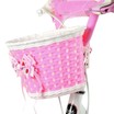Кошик дитячий пластик, рожево-фіолетовий з бантиком BS01-8 фото westvelo.com