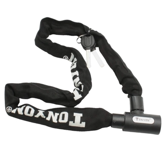 Замок на ключ ланц, TONYON (TY762) Ø6mm L-900mm в чохлі