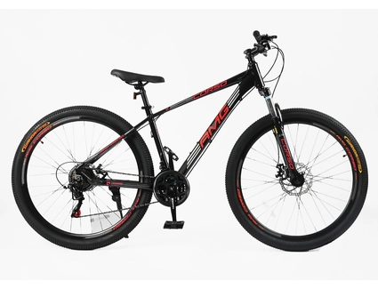 Велосипед 29 AL Corso «AMG» MG-29647 алюміній 19", (к-т SHIMANO) чорно-червоний