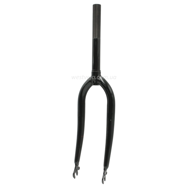 Вилка 20 сталева шток L-200mm р.з L-100mm чорна фото westvelo.com