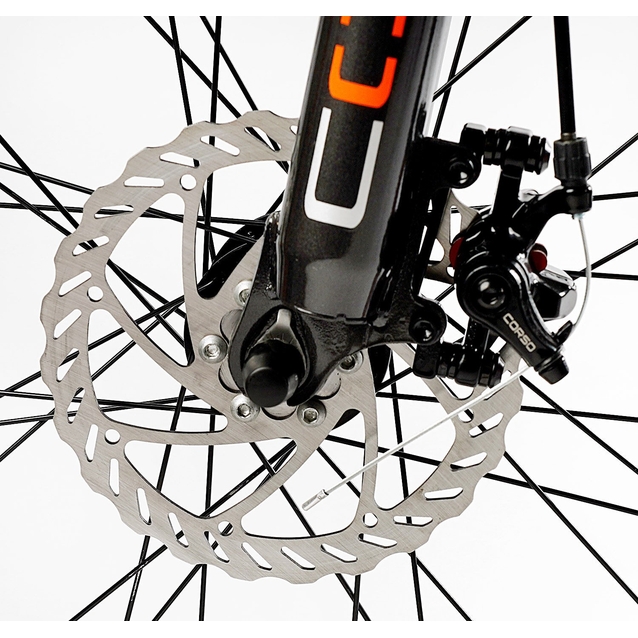 Велосипед 29 ST Corso «NITRO» NT-29129 сталь 19", (к-т SunRun) чорно-червоний фото westvelo.com