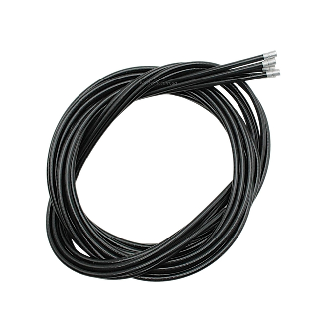 Кожух тросу 1.8м довгий чорний, з AL наконечниками фото westvelo.com