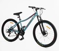 Велосипед 27.5 ST Corso «AMBER» MB-54811 сталь 15", (к-т SHIMANO) синьо-рожевий фото westvelo.com