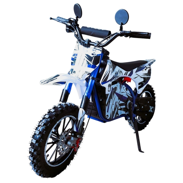 Електропітбайк Corso SE-557036 двигун 1000W, акумулятор 48V12Ah свинцево-кислотний, синій, колеса 14" фото westvelo.com