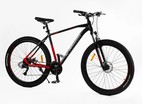 Велосипед 29 AL Corso «X-POWER» PW-80198 алюміній 21", (к-т SHIMANO) чорно-червоний фото westvelo.com