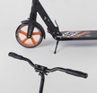 Самокат дитячий 2-х колісний, PU Best Scooter 73133 чорно-помаранчевий, Ø200mm, AL, 2 амортизатора фото westvelo.com