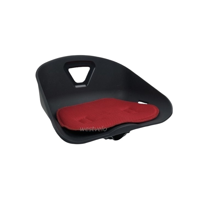 Крісло дитяче, пластик, на пряму раму, плоске, сіре фото westvelo.com