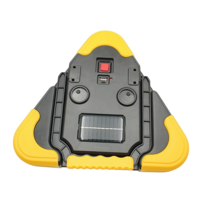 Ліхтар світлодіодний акумуляторний OR-7709, 4 режими, USB сонячна батарея (знак аварійної зупинки) фото westvelo.com