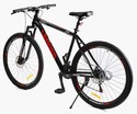 Велосипед 29 ST Corso «LEADER» LD-62300 сталь 21", (к-т SHIMANO) чорно-червоний фото westvelo.com
