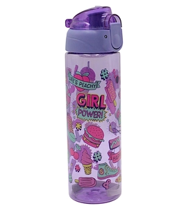 Фляга 700 ml "Be nice" пластмасова, фіолетова