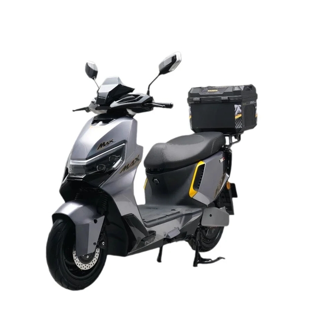 Електроскутер Garow «L850» GR-4480, двигун 2999W, акумулятор 72V 48Ah літій-залізо-фосфатний, сірий, колеса 12" фото westvelo.com