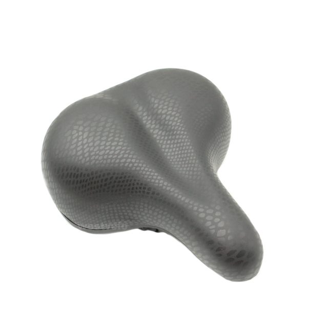 Сідло на пружинах № 153 B "змія" чорне з катафотом. фото westvelo.com