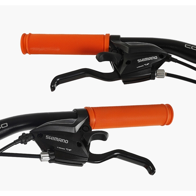 Велосипед 26 AL Corso «NEXT» NX-26505 алюміній 15", (к-т SHIMANO) чорно-помаранчевий фото westvelo.com