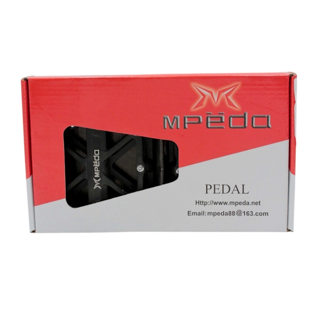 Педалі алюміній проми MPEDO AINK-507, чорні з змінними шипами фото westvelo.com