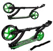 Самокат дитячий 2-х колісний, Best Scooter 52266 Ø23см, Ø20см, салатово-чорний фото westvelo.com