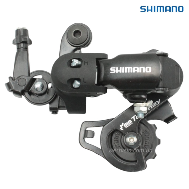 Перекидка задня Shimano RD-FT35-A на болт original 6/7шв з направляючою троса фото westvelo.com