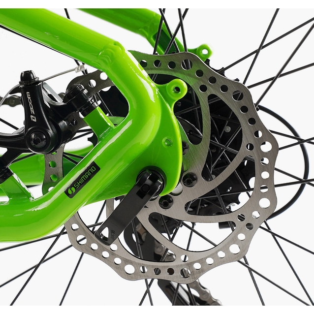 Велосипед 26 AL Corso «X-POWER» PW-79120 алюміній 13", (к-т SHIMANO) чорно-салатовий фото westvelo.com