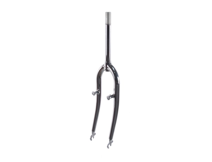 Вилка 24 сталева з кріпленням V-brake L-210mm р.з L-115mm чорно-коричнева