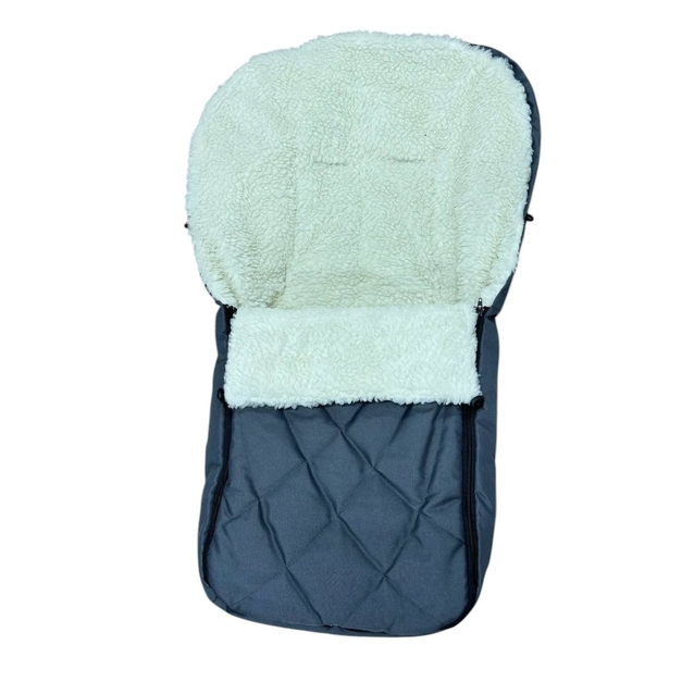 Конверт на хутрі темно-сірий фото westvelo.com