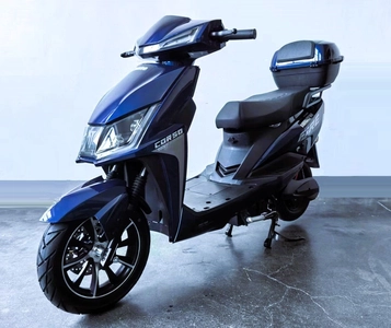 Електроскутер Corso «FIRE» FR-182964, двигун 1800W, акумулятор 72V/32Ah графеновий, синій, колеса 12/10" + 1 ящик. акум