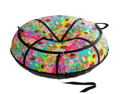 Тюбінг "Кольоровий" Ø 1.2 м. принт №1