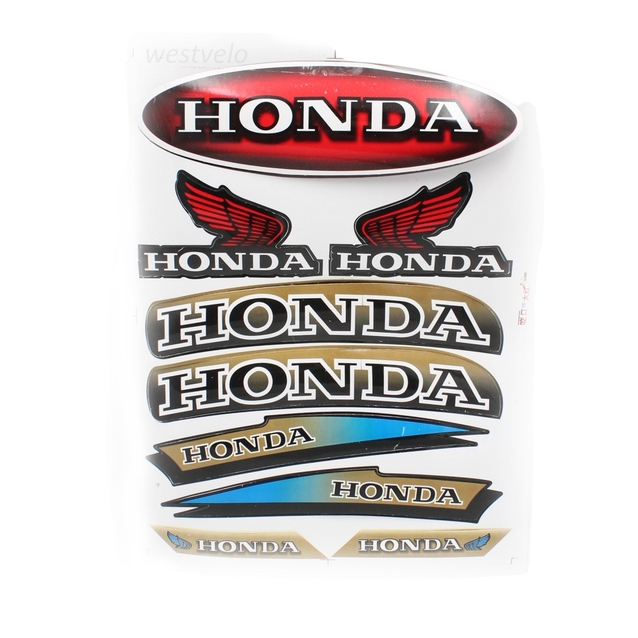 Наклейки HONDA фото westvelo.com