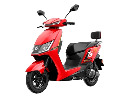 Електроскутер Yadea «T5L» 0037, двигун 1500W, акумулятор 72V 30Ah літій-залізо-фосфатний, червоний, колеса 10"