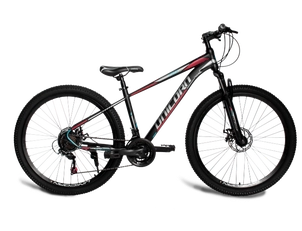 Велосипед 27,5 ST Unicorn «Fox» 18", сіро-червоний, (хром-молібден.)