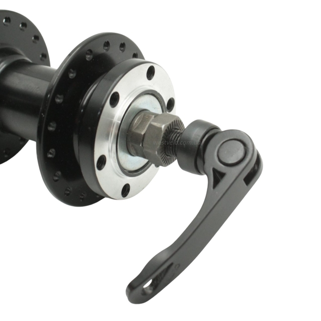 Втулка мтв задня, алюмінієва, касета 8-10S, диск гальма 6 бол, з ексцентриком, SHUNFENG (SF-A262) фото westvelo.com