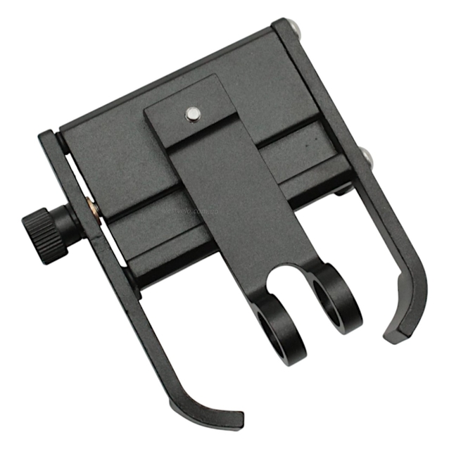 Тримач для телефону алюміній FOREVER чорний, у якір вилки. фото westvelo.com