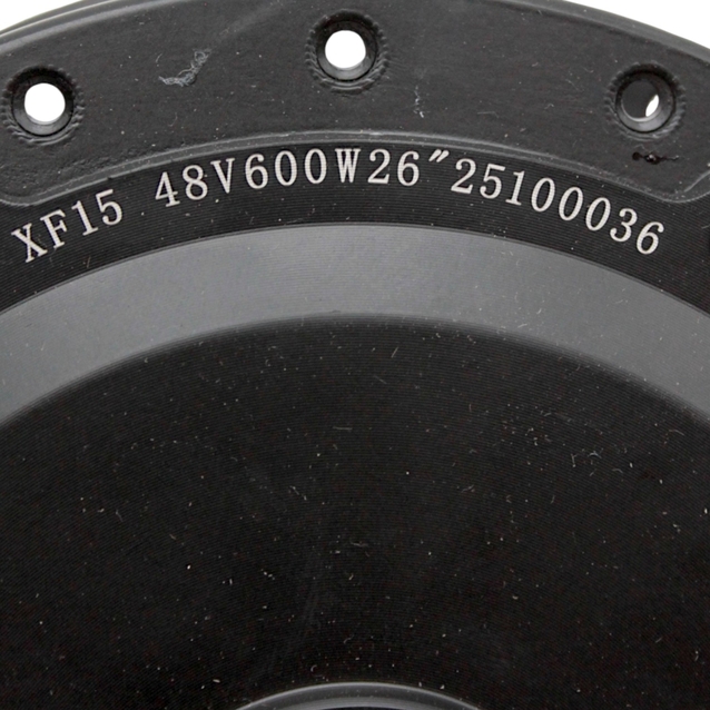Двигун 600W 48V (для FAT Bike) MXUS MX-600/48, (XF15FAT) редукторний задній фото westvelo.com