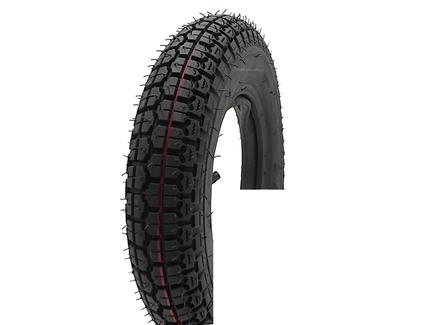 Покришка "08" 3.50-8 PERFECT (115-117) + камера, напів-шип ТТ