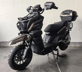 Електроскутер Corso «BLACKFURY» BF-178095, двигун 2800W, акумулятор 72V/40Ah літій-залізо-фосфатний, коричневий, колеса 12"