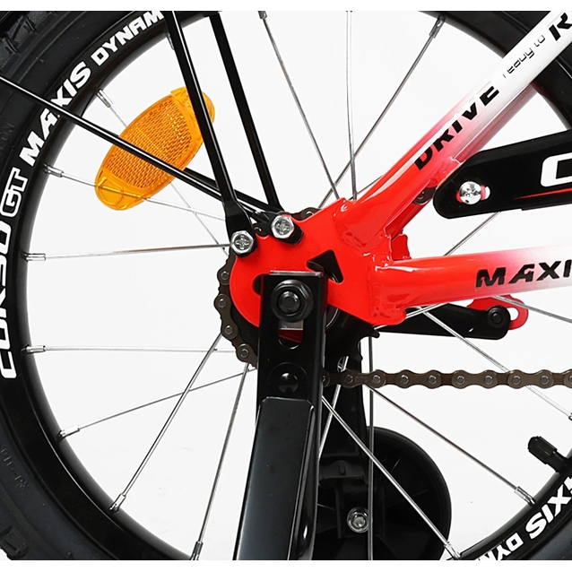 Дитячий велосипед 16 ST Corso «MAXIS» MX-23965 біло-червоний фото westvelo.com