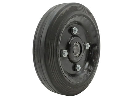 Колесо для візка 180mm (50-100) під вісь Ø20mm, широке, на 2 підшипника
