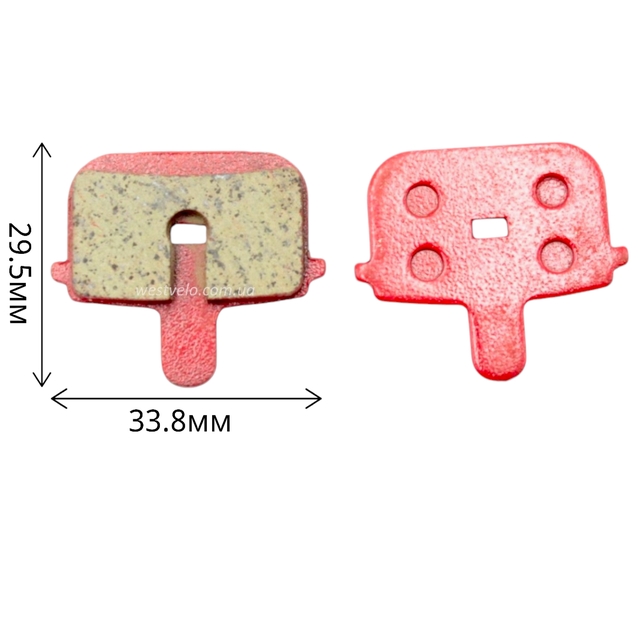 Колодки гальмівні дискові № 25 YI TENG (А-06) фото westvelo.com