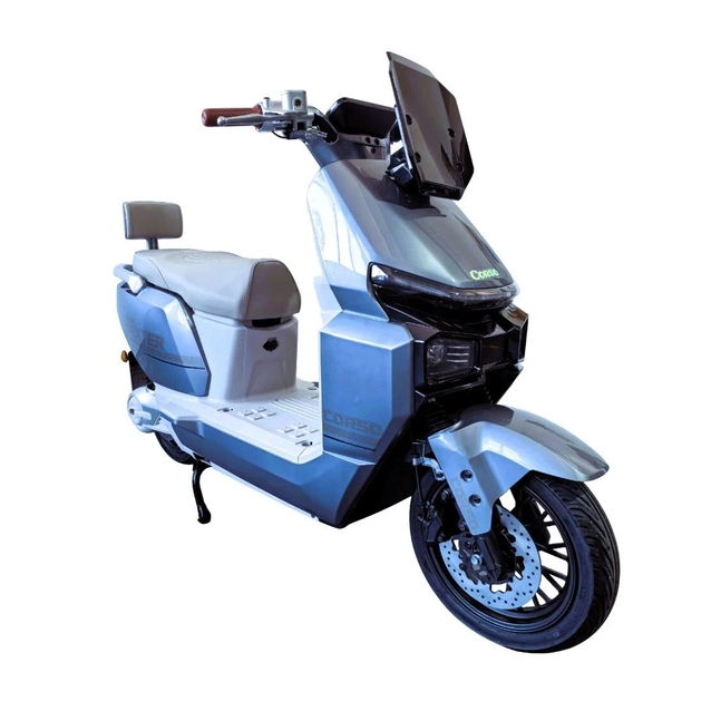 Електроскутер Corso «DEXTER» DX-516092, двигун 2000W, акумулятор  72V 35Ah графеновий, колеса 12" + 1 ящик. акум фото westvelo.com