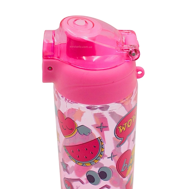 Фляга 700 ml "2cute 4you' пластмасова, рожева фото westvelo.com