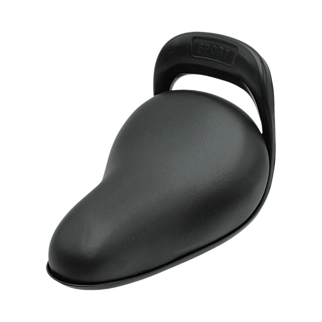 Сідло дитяче CLM-1618204 чорне з пластиковою спинкою фото westvelo.com