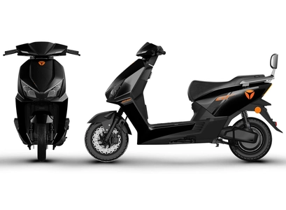 Електроскутер Yadea «GT25» 034, двигун 1400W, акумулятор 72V 23Ah графеновий, чорний, колеса 10"